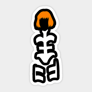 The Fifth Element Leeloo silhouette Sticker